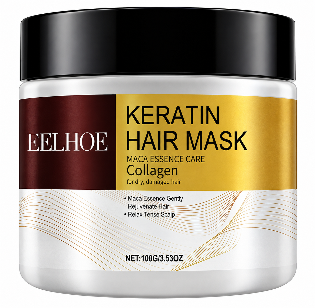 Tratamiento Capilar Reparador Maca Power Collagen 500ML | Efecto Salón y Anti-Frizz Profund