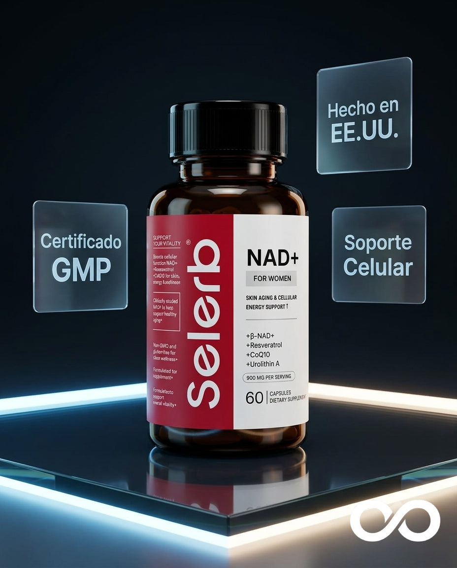 SELERB NAD+ For Women | Suplemento Celular y Antienvejecimiento Femenino