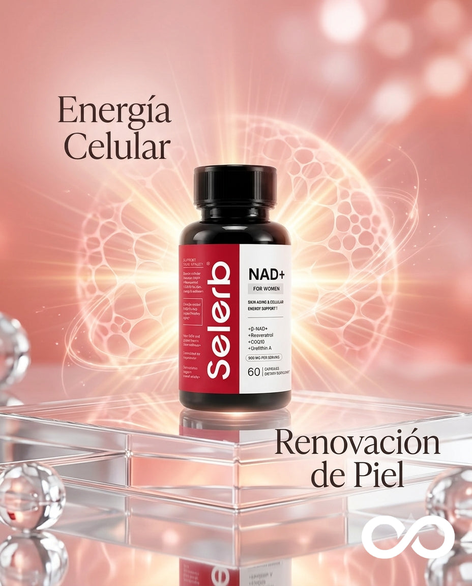 SELERB NAD+ For Women | Suplemento Celular y Antienvejecimiento Femenino