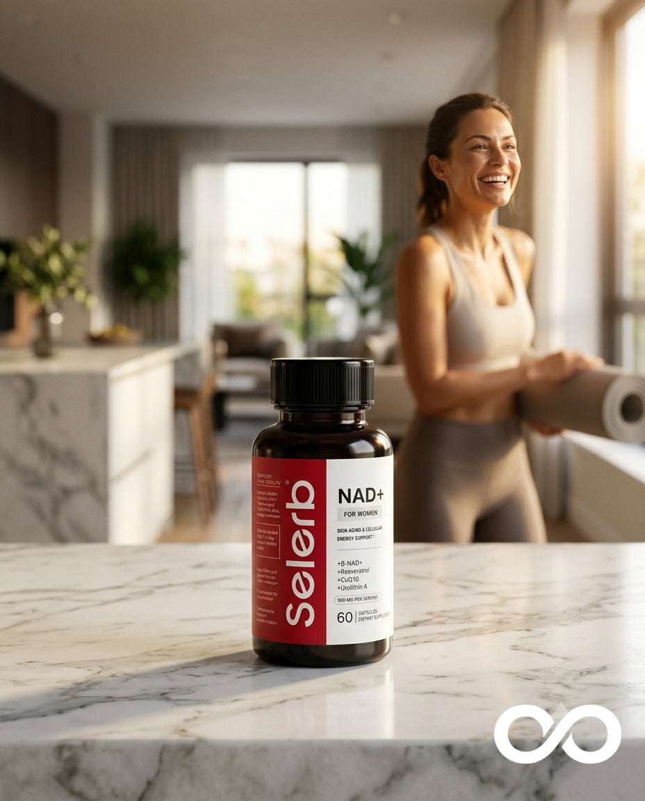 SELERB NAD+ For Women | Suplemento Celular y Antienvejecimiento Femenino