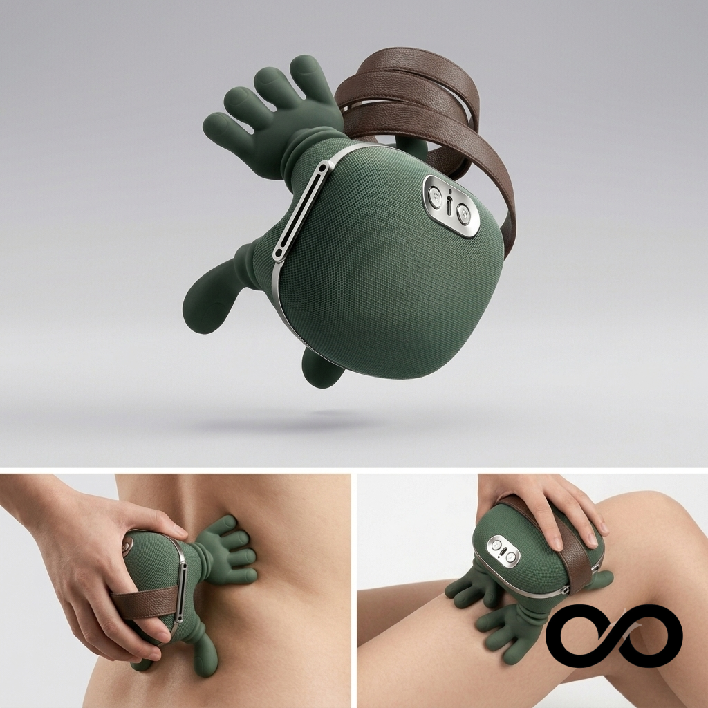 Ergonomic Neck Massager with Human Simulation Technology