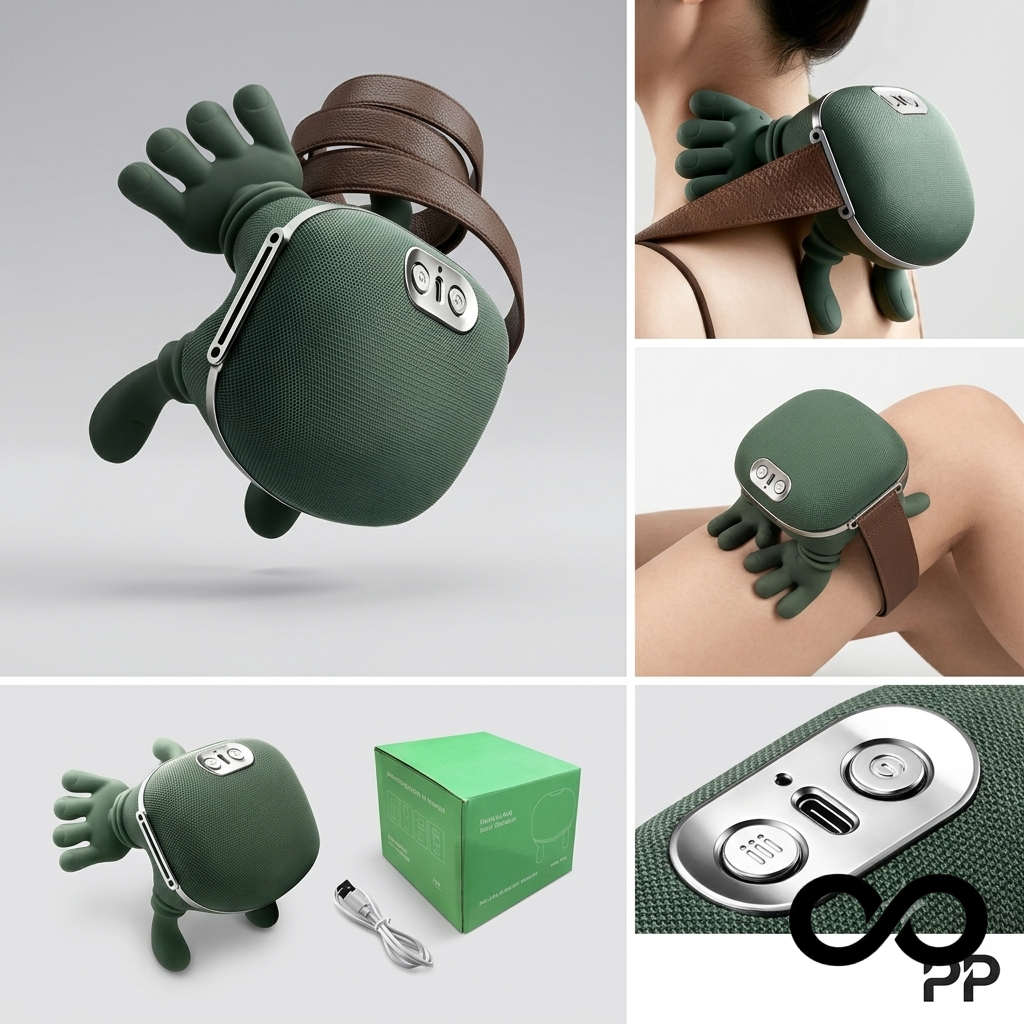 Ergonomic Neck Massager with Human Simulation Technology